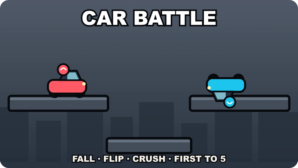 Car Battle browser game in play